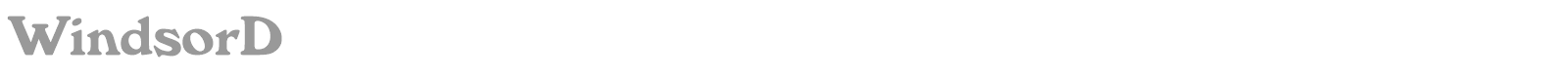 WindsorD font preview